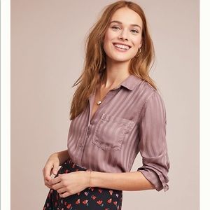 Anthropologie Cloth and Stone Grace Button Down